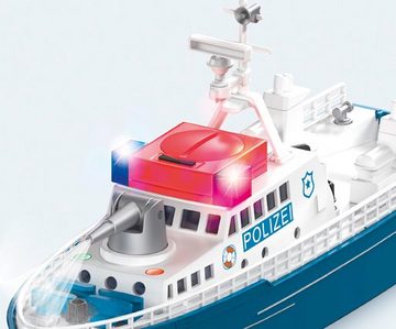 Siku Spielzeug-Boot SIKU World, Polizeiboot (5401), mit Licht und Sound