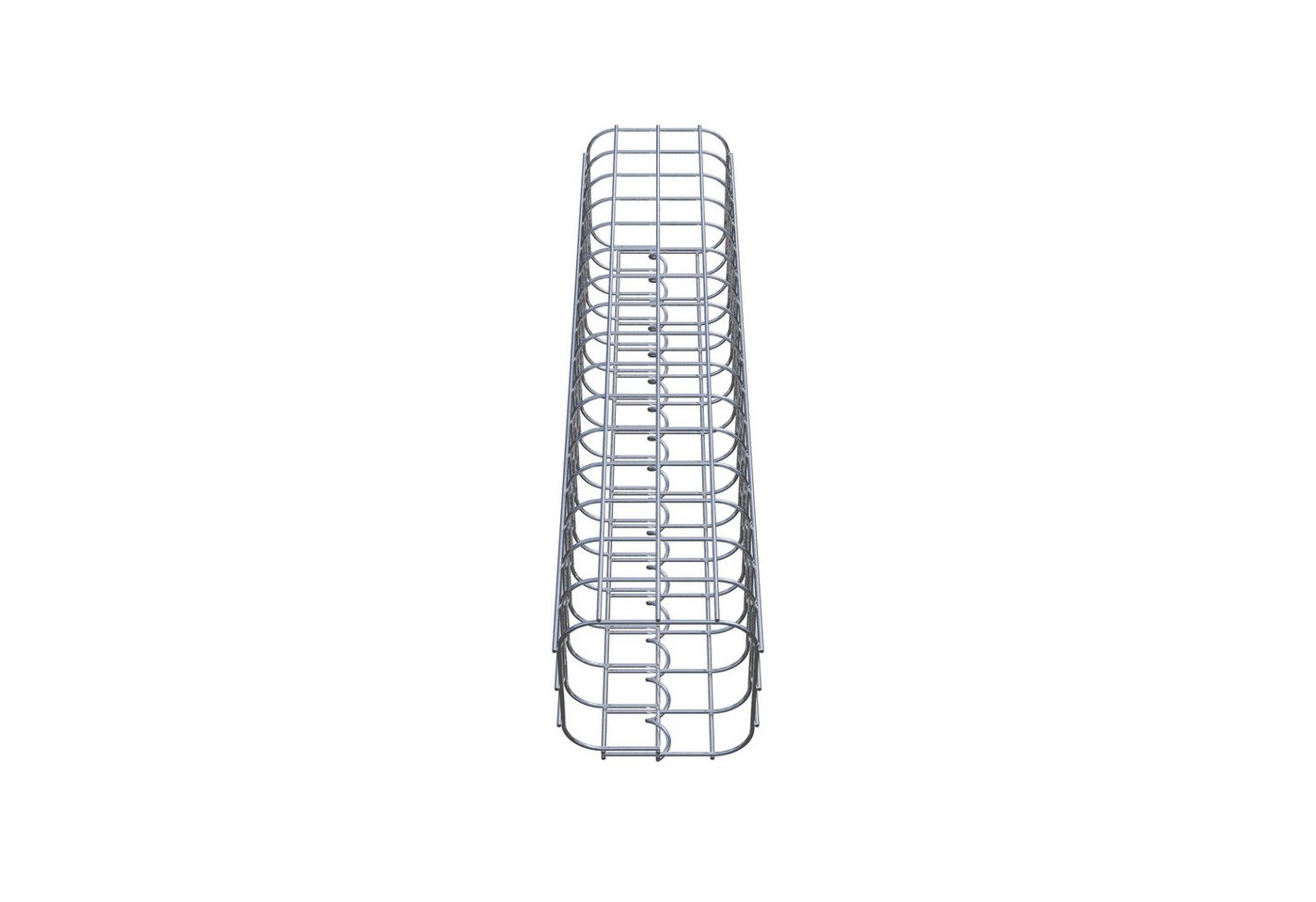 Thumbnail - Gabiona Steinsäule Gabionensäule eckig 17 cm x 17 cm, 80 cm Höhe, MW 5 cm x 5 cm, (Gabionensäule eckig 17 cm x 17 cm, 80...