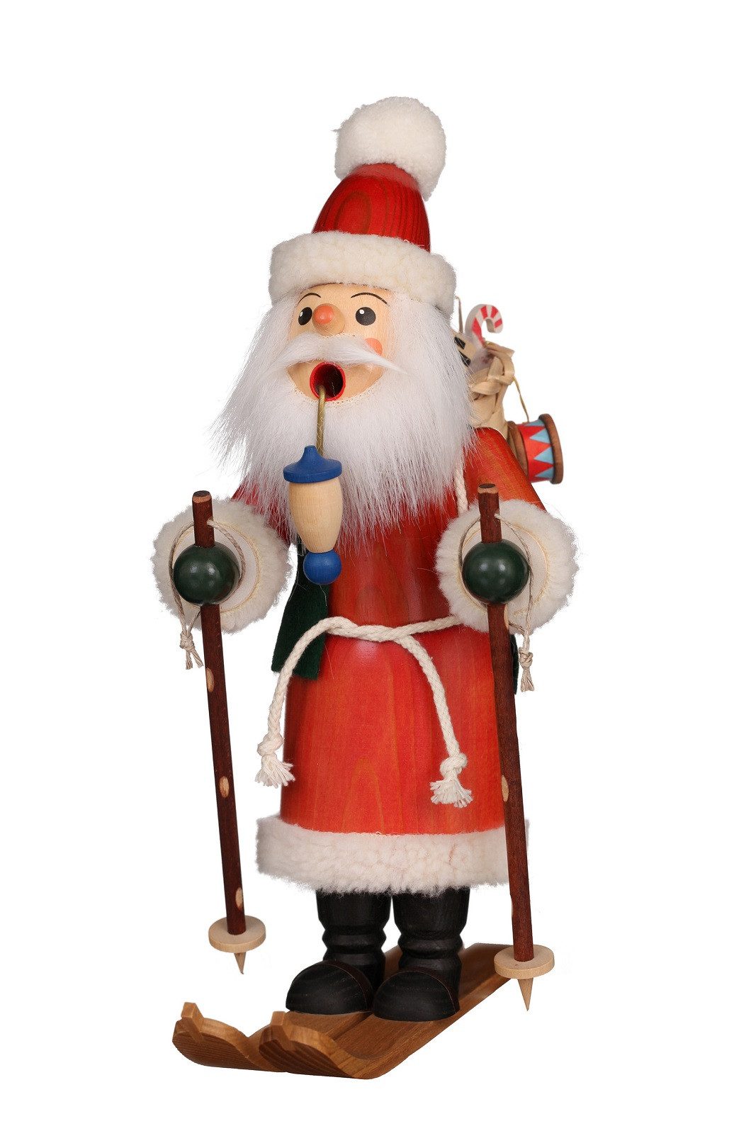 Räuchermännchen Christian Ulbricht Räuchermann Weihnachtsmann auf Ski
