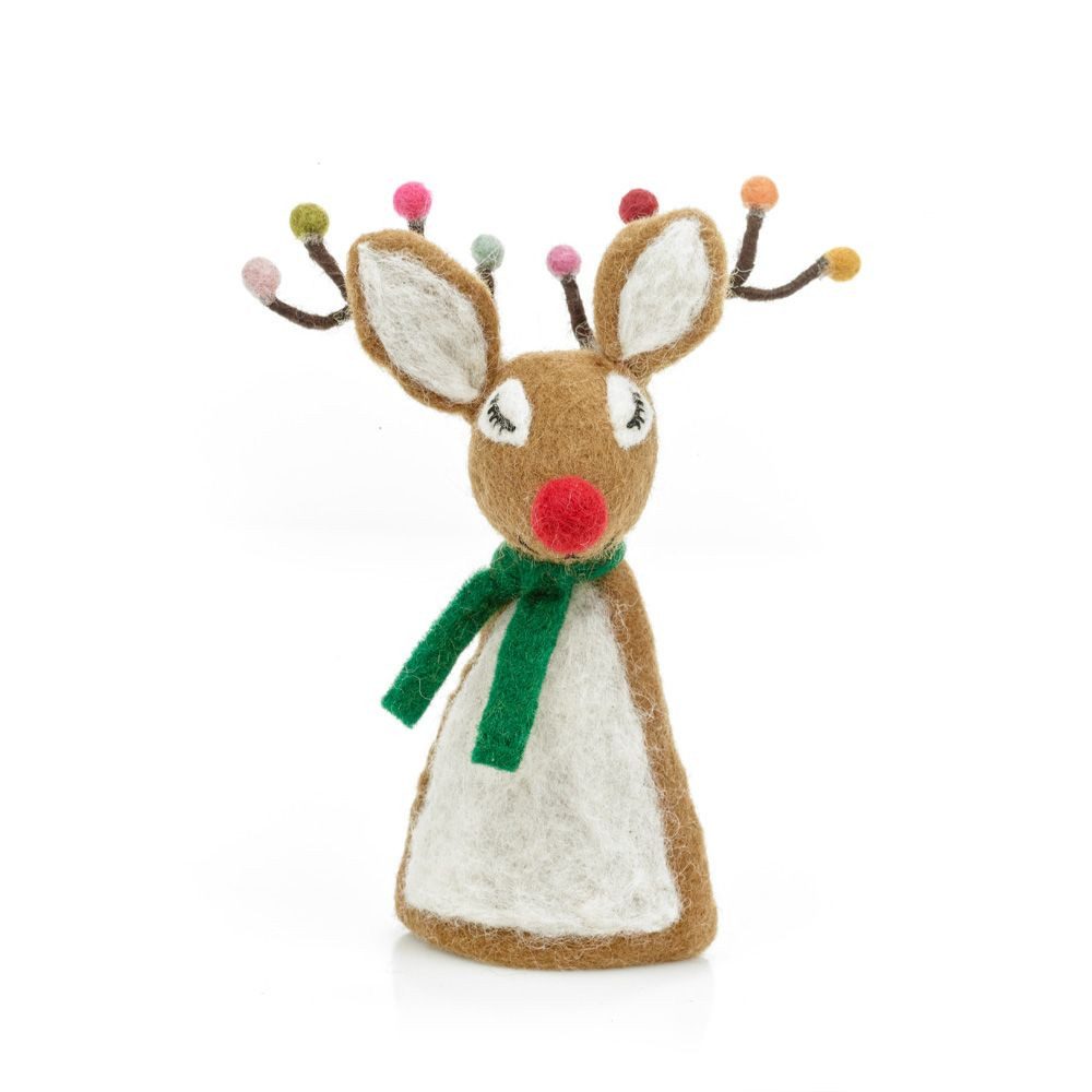 felt so good Christbaumspitze Weihnachtsbaumspitze Frecher Rudolf aus Filz