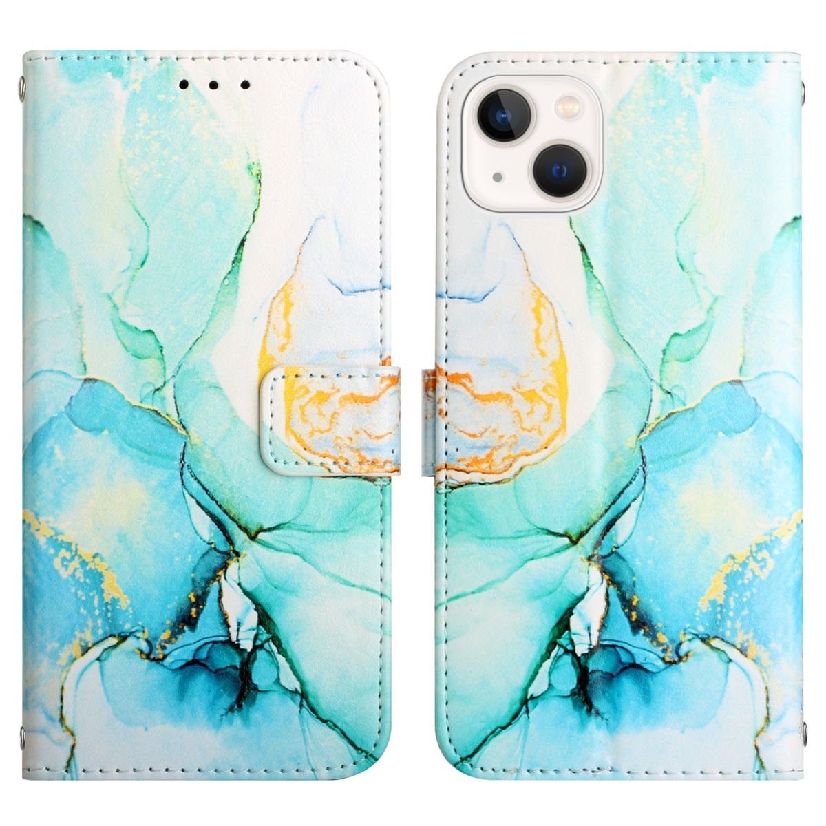 König Design Handyhülle Apple iPhone 13, Schutzhülle Schutztasche Case Cover Etuis Wallet Klapptasche Bookstyle