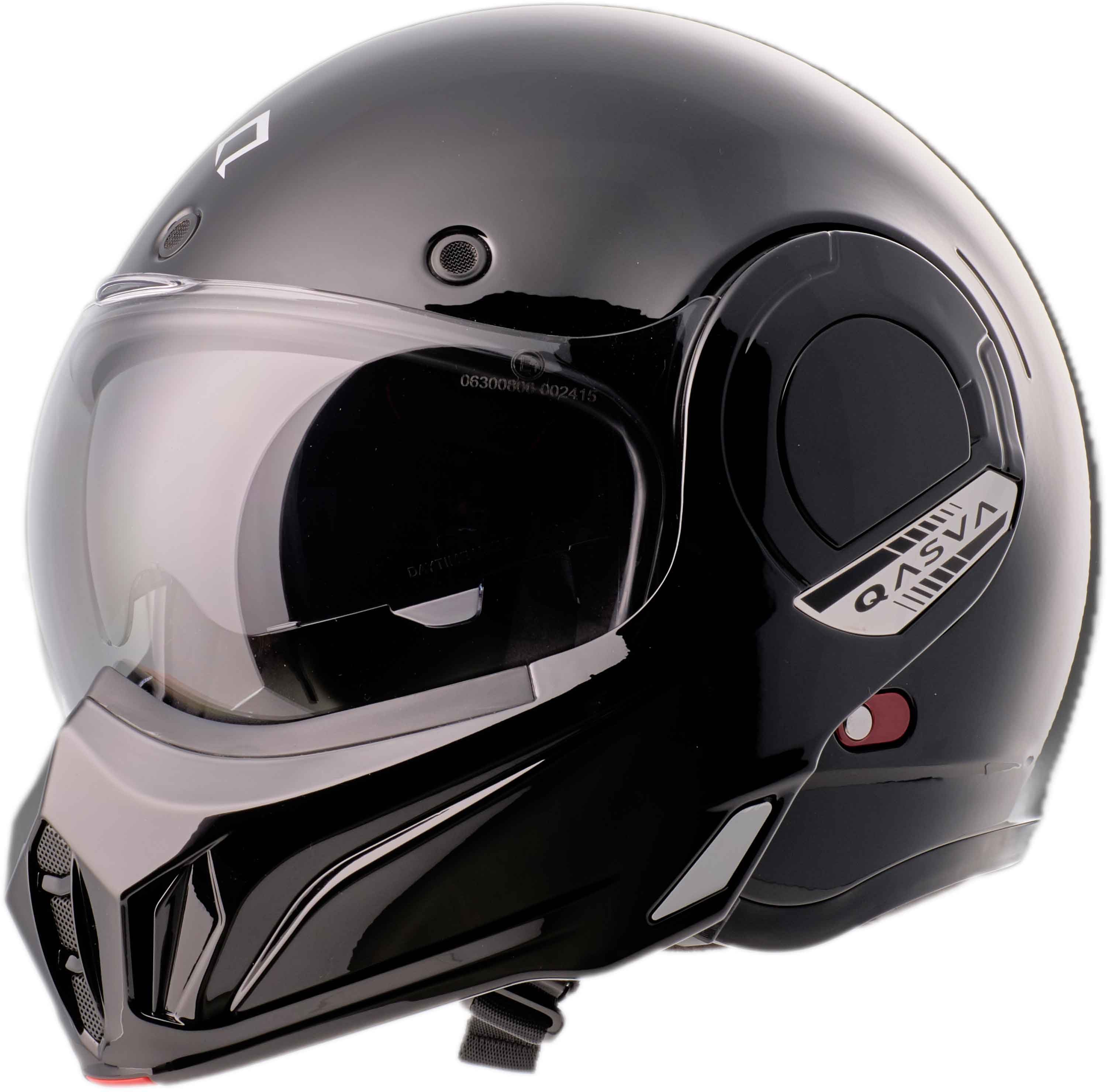 Burnout Motorradhelm Flipback Vortex Onyx