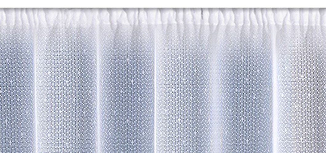 Weckbrodt Gardine "Napoli", Weckbrodt (1 St), Kräuselband, halbtransparent, jacquard, gebogt, Bogenstore, Bordüre