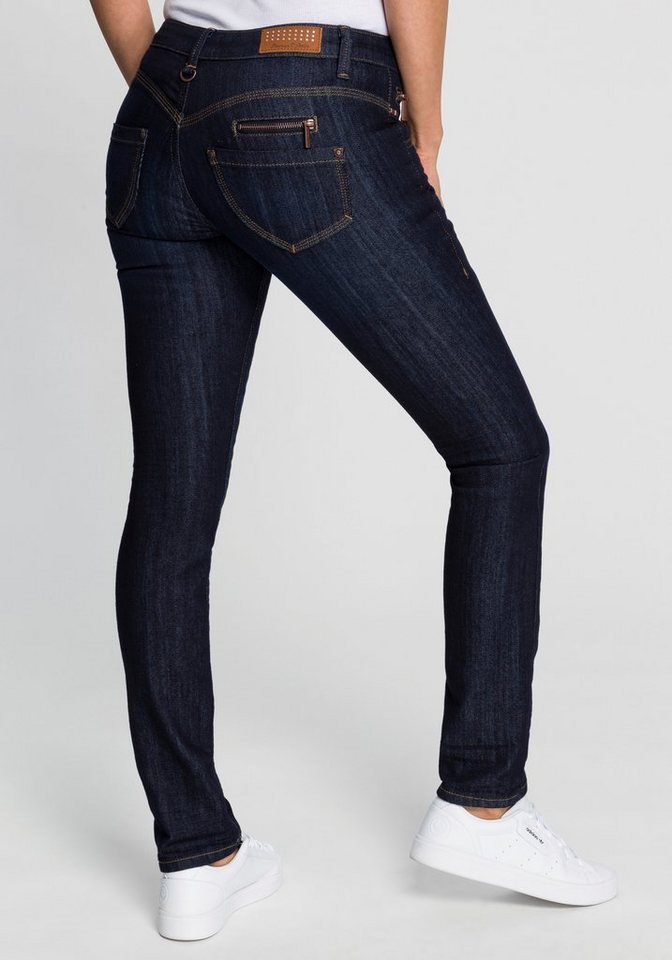 Freeman T. Porter Slim-fit-Jeans Alexa (1-tlg) Plain/ohne Details, Weiteres  Detail, Schmale Passform mit normaler Leibhöhe