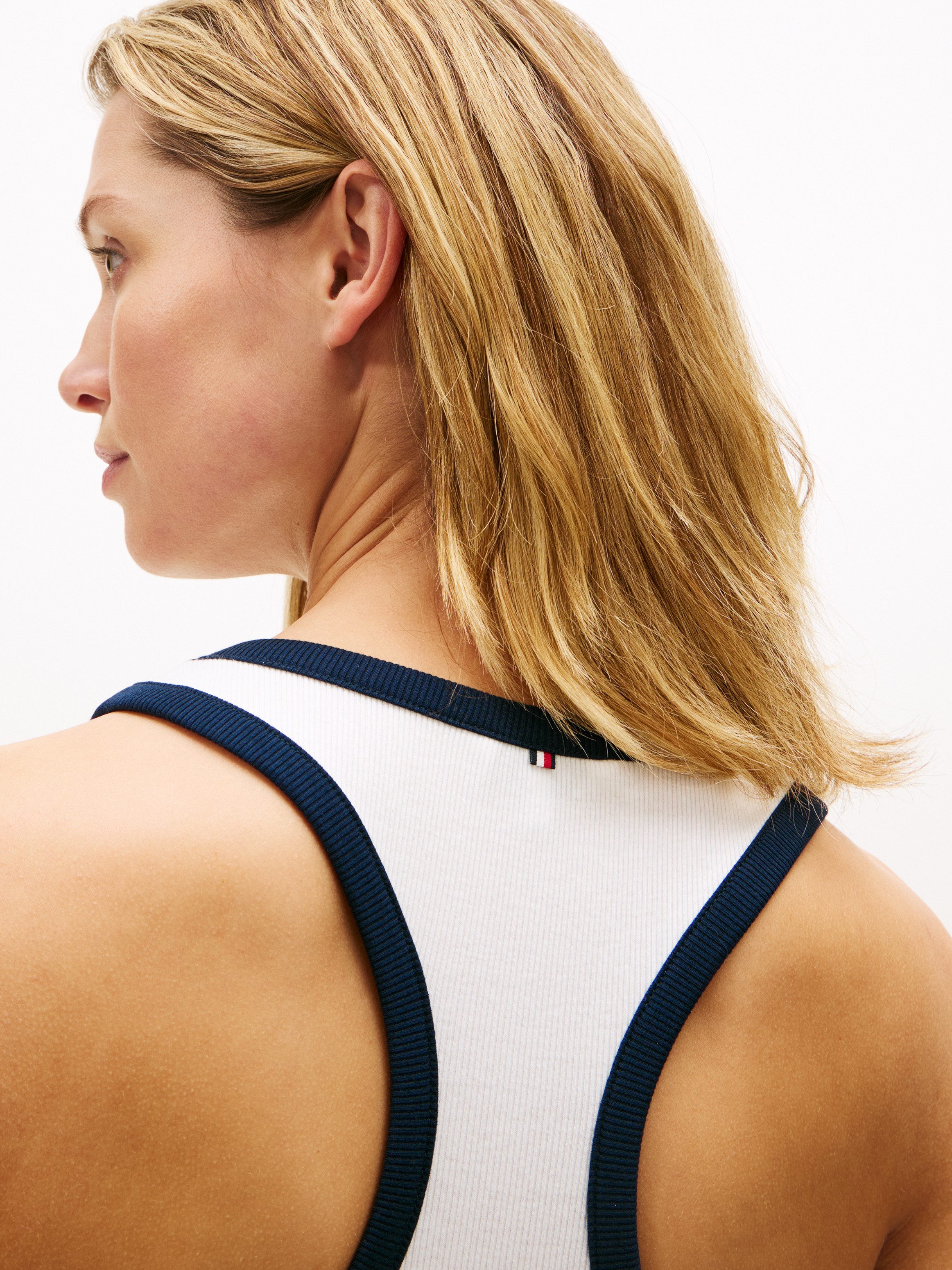 Tommy Hilfiger Underwear Tanktop Heritage geripptes Lounge-Top mit Racerback – Bild 2 von 5