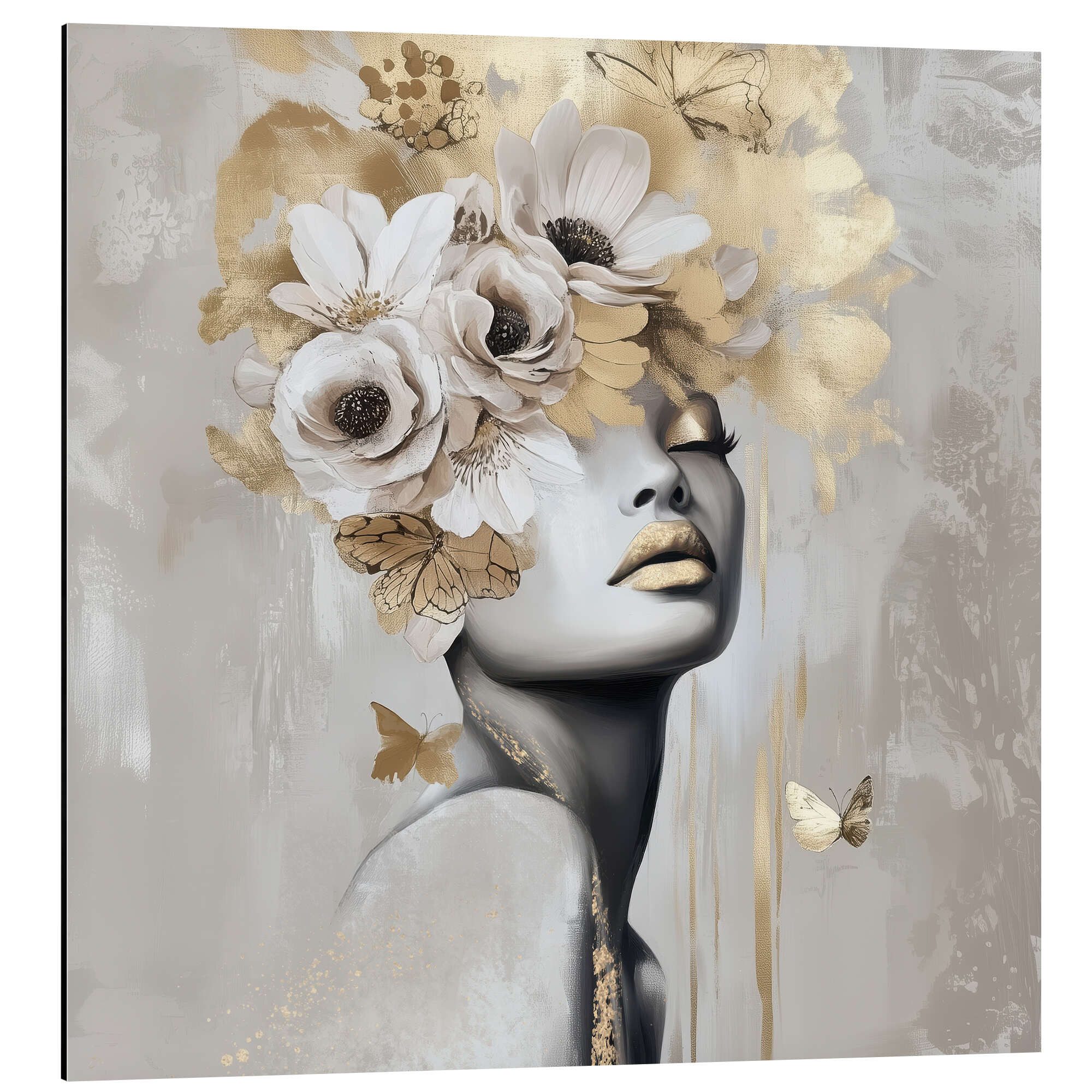 Posterlounge Wandbild Mariposa Gold, Bella Eve, günstig online kaufen