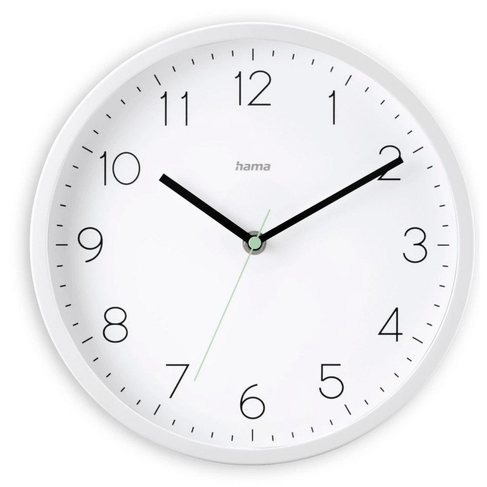 Hama Wanduhr Hama 00222241 Funk Wanduhr 25 cm x 250 mm x 250 mm x 40 mm Weiß