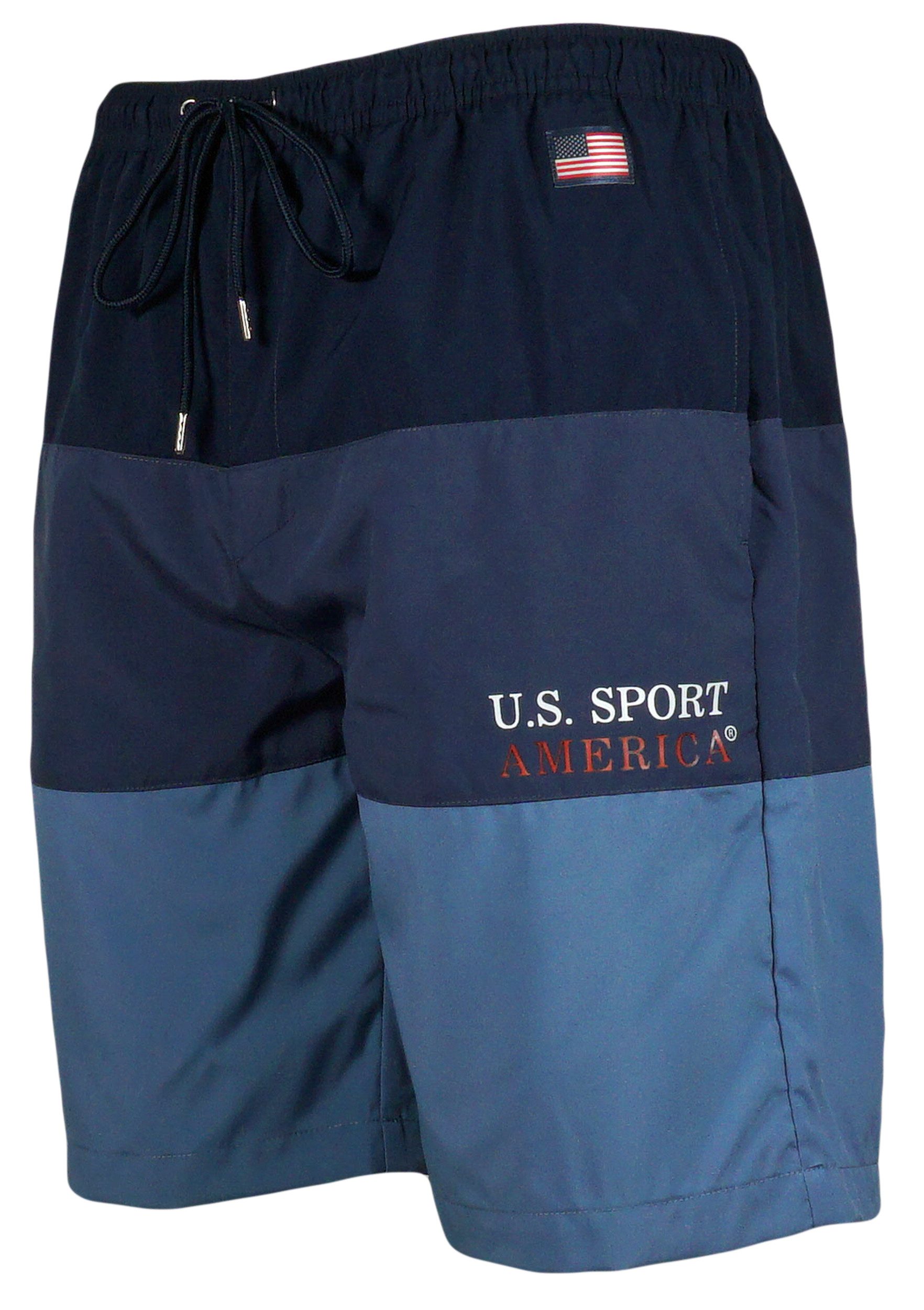 U.S. Sport America Shorts U.S. Sport America Herren Beachshorts Bermuda Schwimmhose Badeshorts