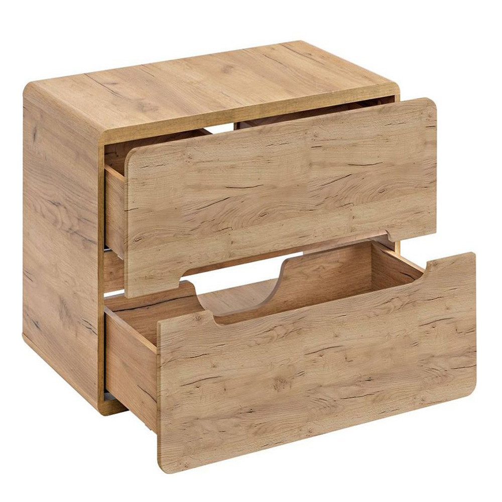 Lomadox Waschbeckenschrank LUTON-56-CRAFT Wotan Eiche Nb.. günstig online kaufen