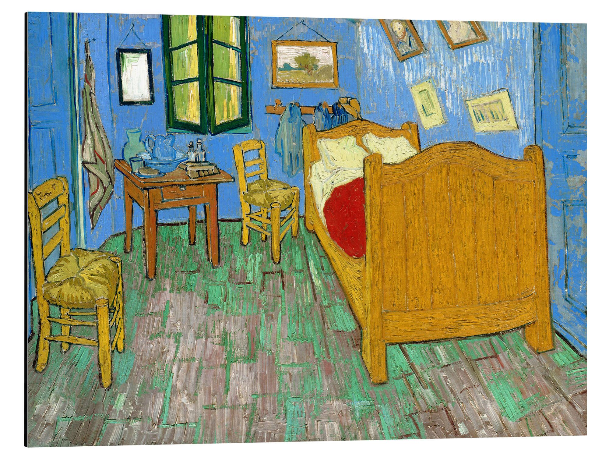 Posterlounge Wandbild Van Gogh's Schlafzimmer in Arles, Vincent van Gogh, erhältlich als Poster, Leinwandbild, Wandsticker oder Acrylglasbild