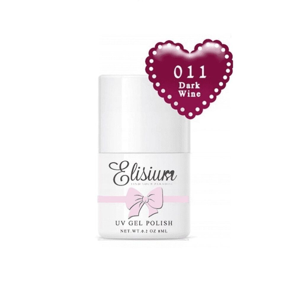 NACOMI Nagellack ELISIUM UV Gel Polish Nagellack 011 Dark Wine
