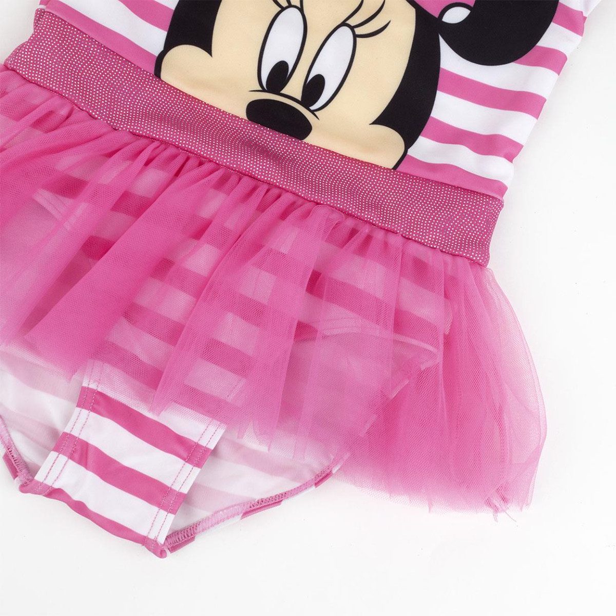 Disney Minnie Mouse Badeanzug Kinder Badeanzug mit Tüll schnelltrocknend – Bild 4 von 5
