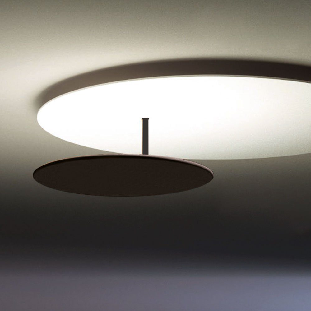 s.luce Deckenleuchte LED Wandlampe Weiß, Warmweiß Plate Deckenlampe