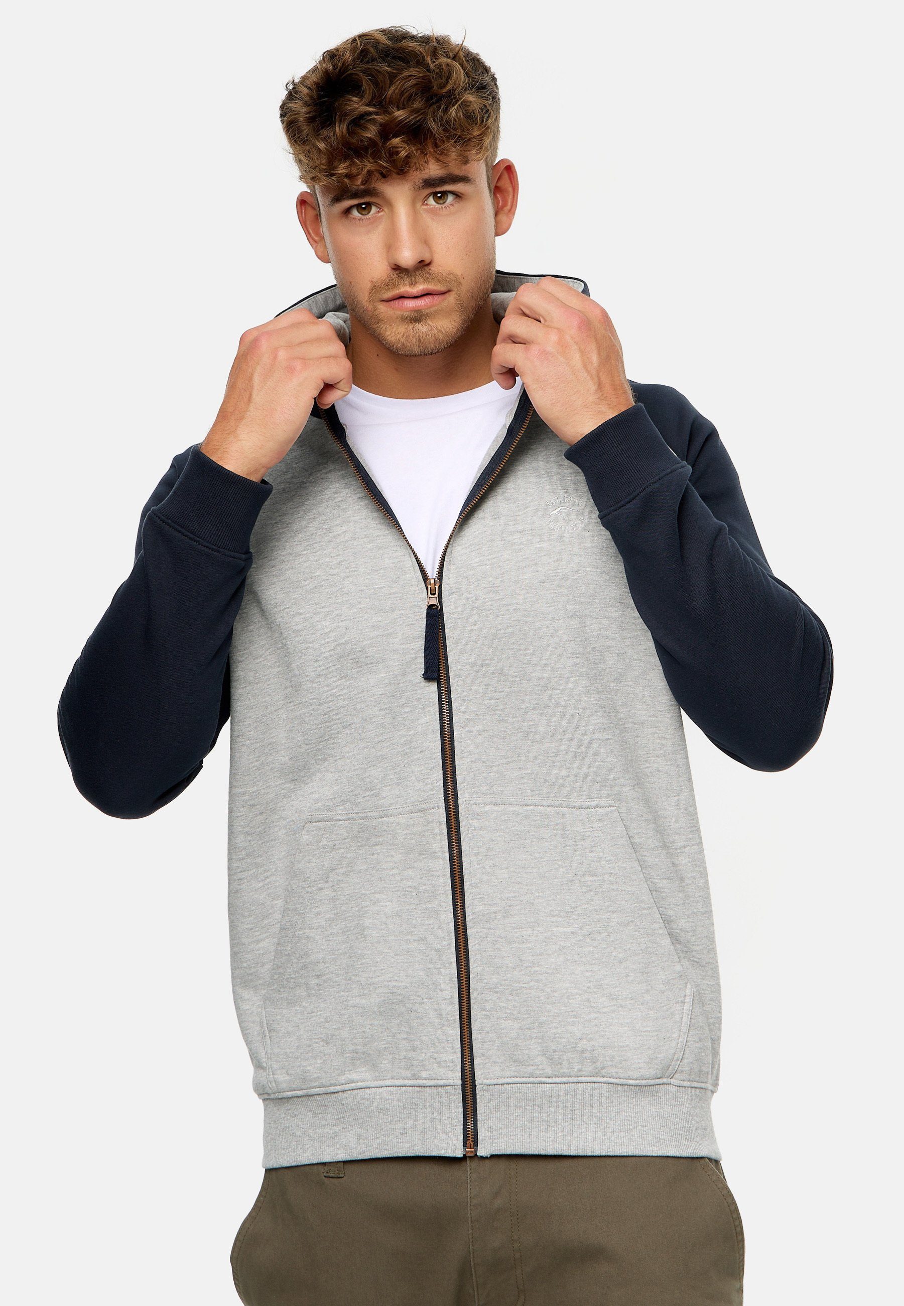 Mix Sweatjacke Grey Indicode Lt INPulko