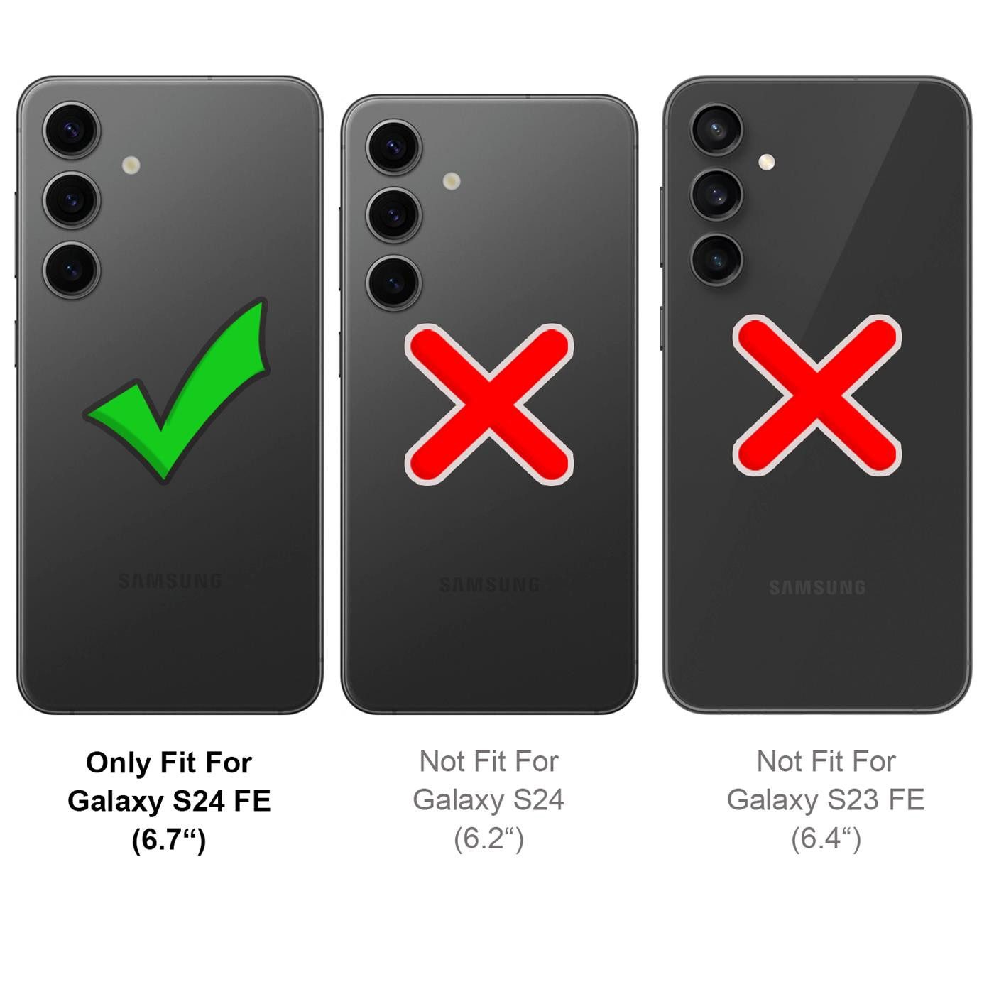 CoolGadget Handyhülle Armor Shield Case für Samsung Galaxy S25 FE 6,7 Zoll, Outdoor Cover mit Magnet Ringhalterung Hülle für Samsung S25 FE – Bild 3 von 5