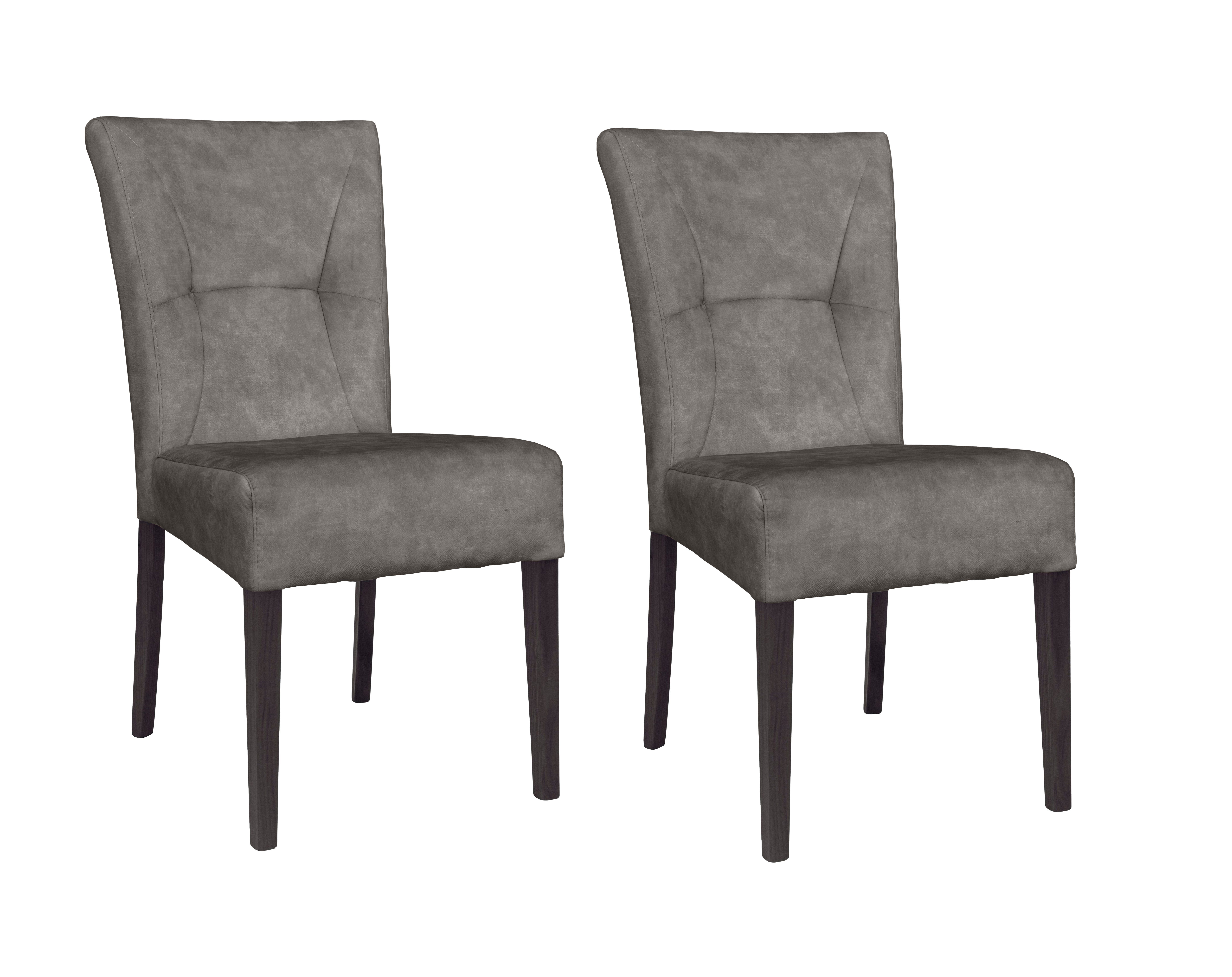 Home affaire 4-Fußstuhl Henry (Set, 2 St), Sitz und Rücken gepolstert