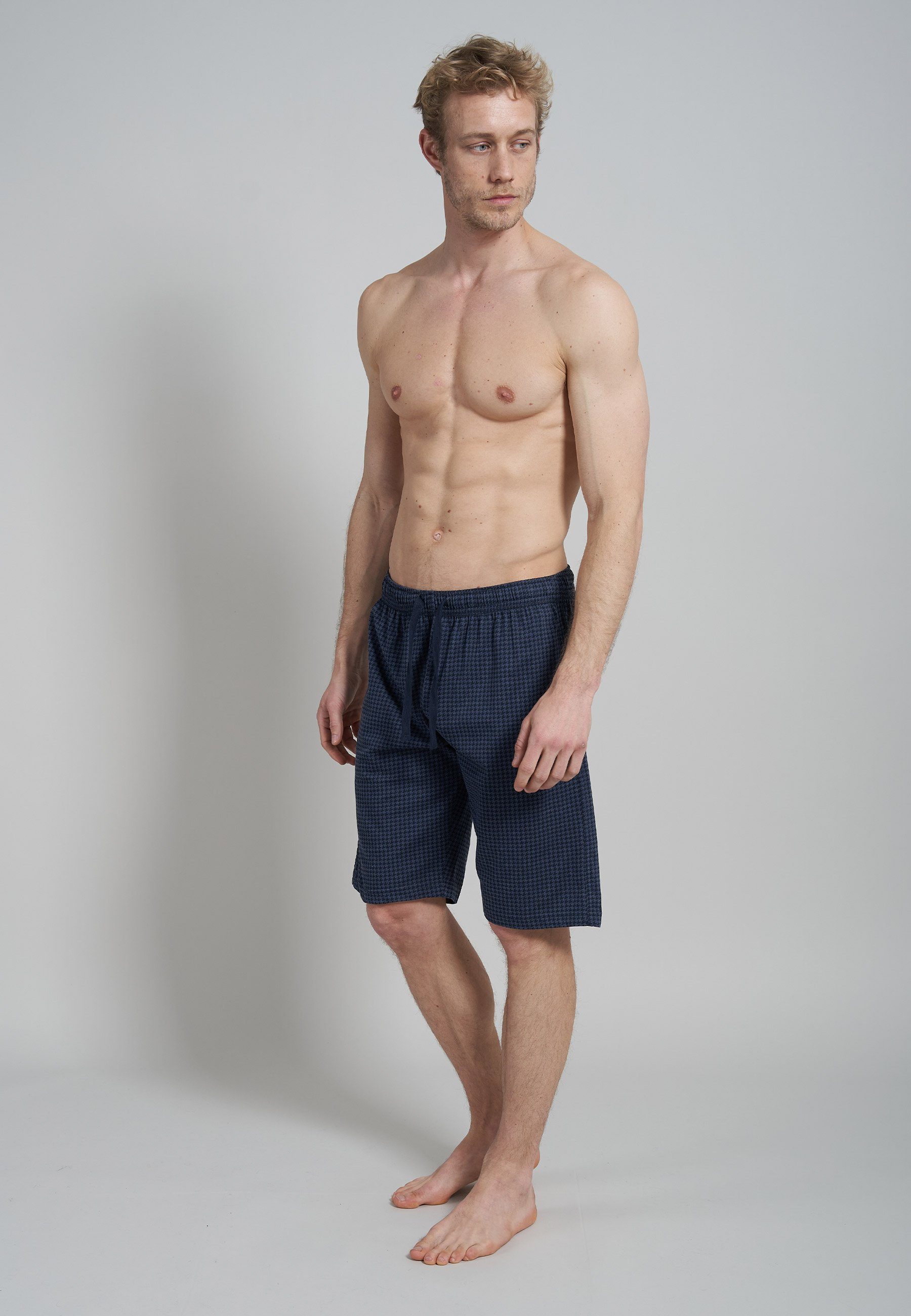 CECEBA Schlafhose CECEBA Herren Bermuda blau günstig online kaufen