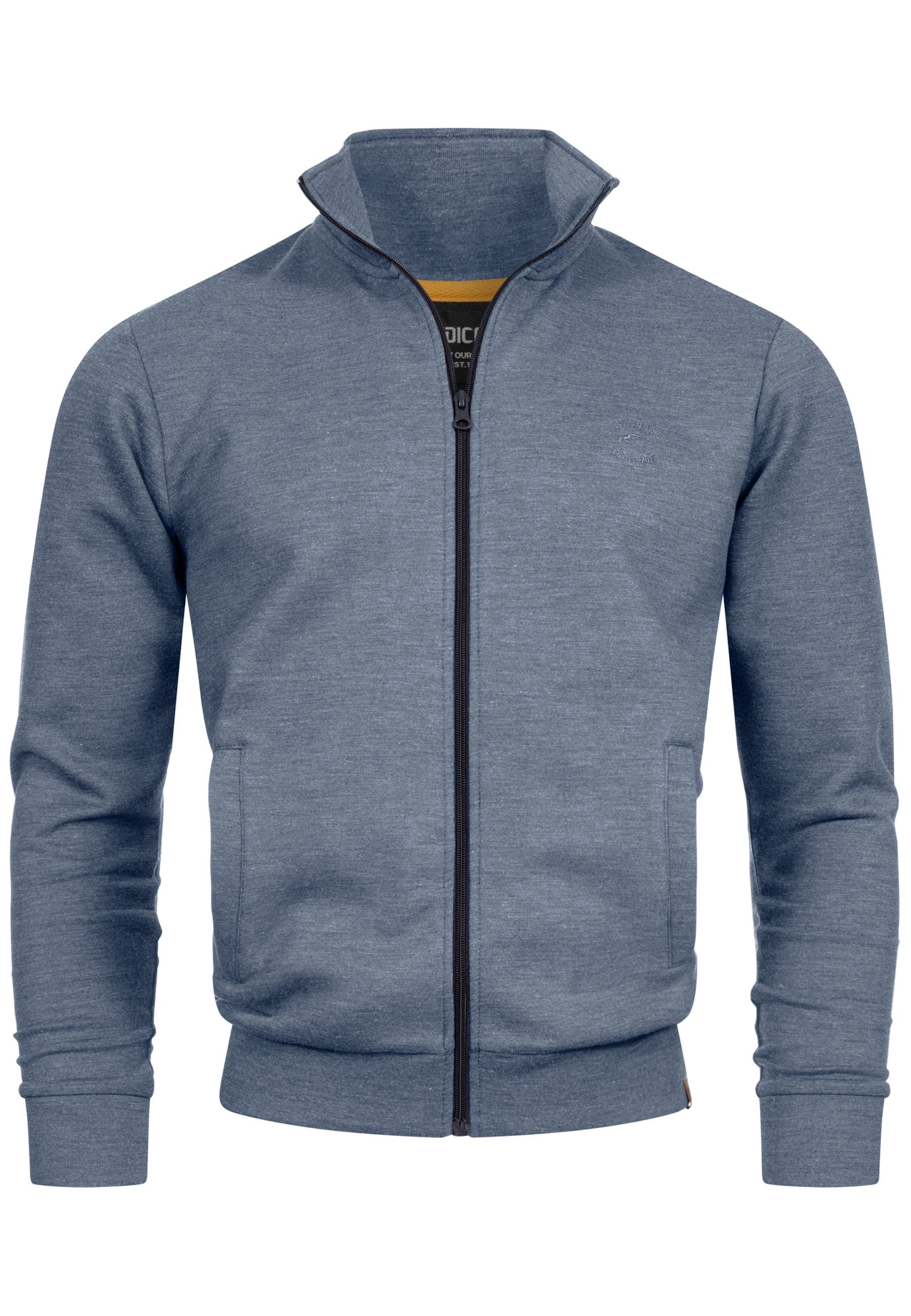 Indicode INSharpis Sweatjacke Navy Mix