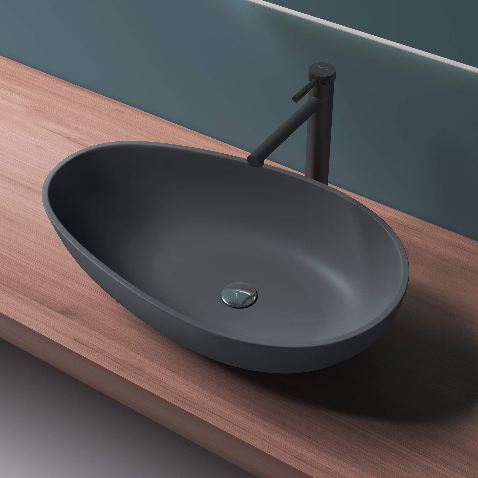 Mai & Mai Aufsatzwaschbecken Mineralguss Waschbecken Aufsatzwaschbecken Was günstig online kaufen