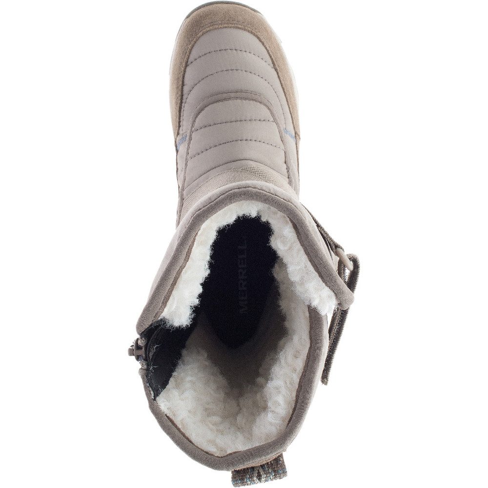 Merrell Winterschuhe Approach Sport Tall Zip Polar (wasserdicht) beige Damen Winterstiefel