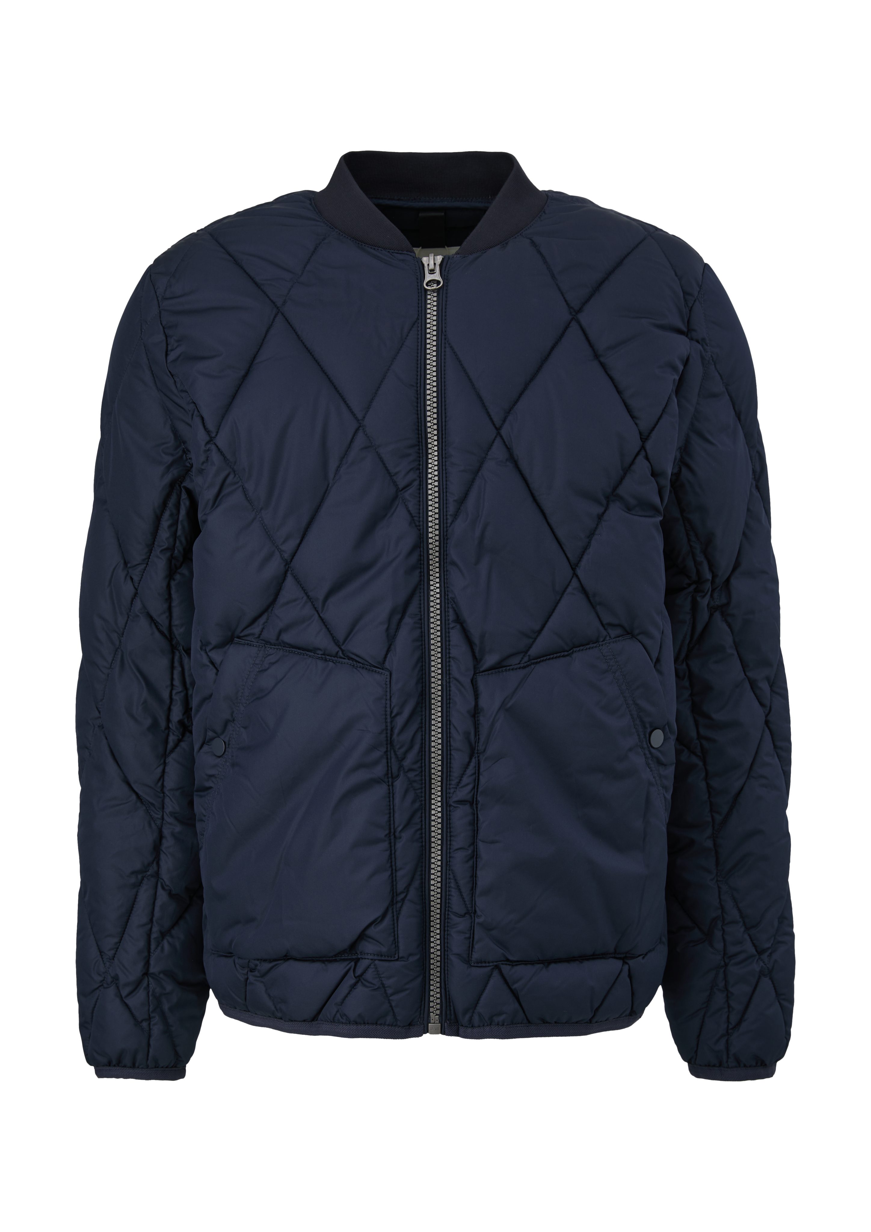 Steppjacke dark blue Outdoorjacke s.Oliver mit Stehkragen