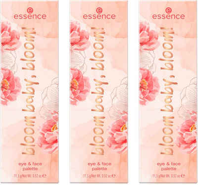 Essence Lidschatten-Palette bloom baby, bloom! eye & face palette