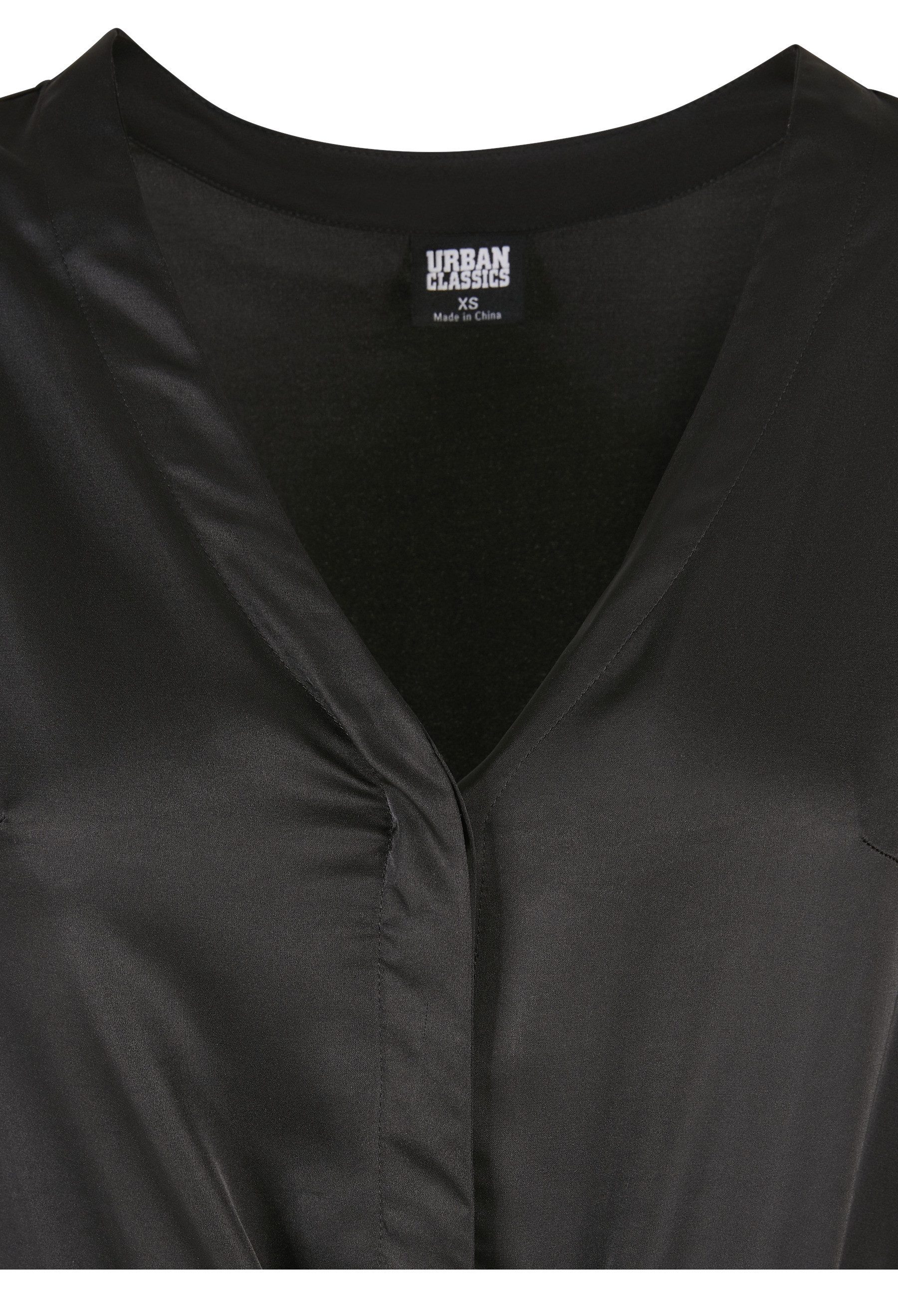 URBAN CLASSICS Jumpsuit Urban Classics Damen Ladies Satin Wide Leg Belt Jumpsuit (1-tlg)