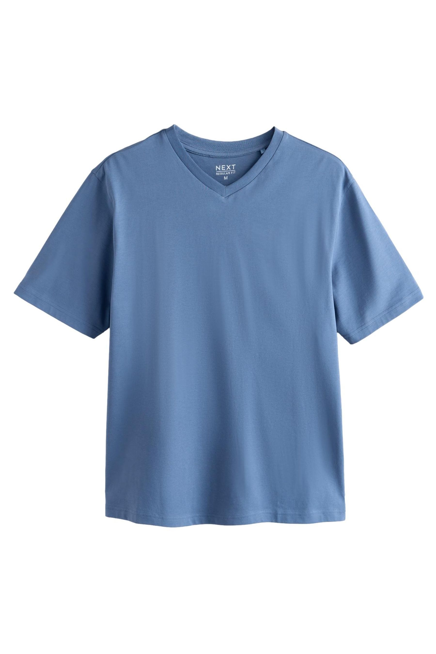 Next T-Shirt Essential T-Shirt mit V-Ausschnitt aus Baumwolle (1-tlg)