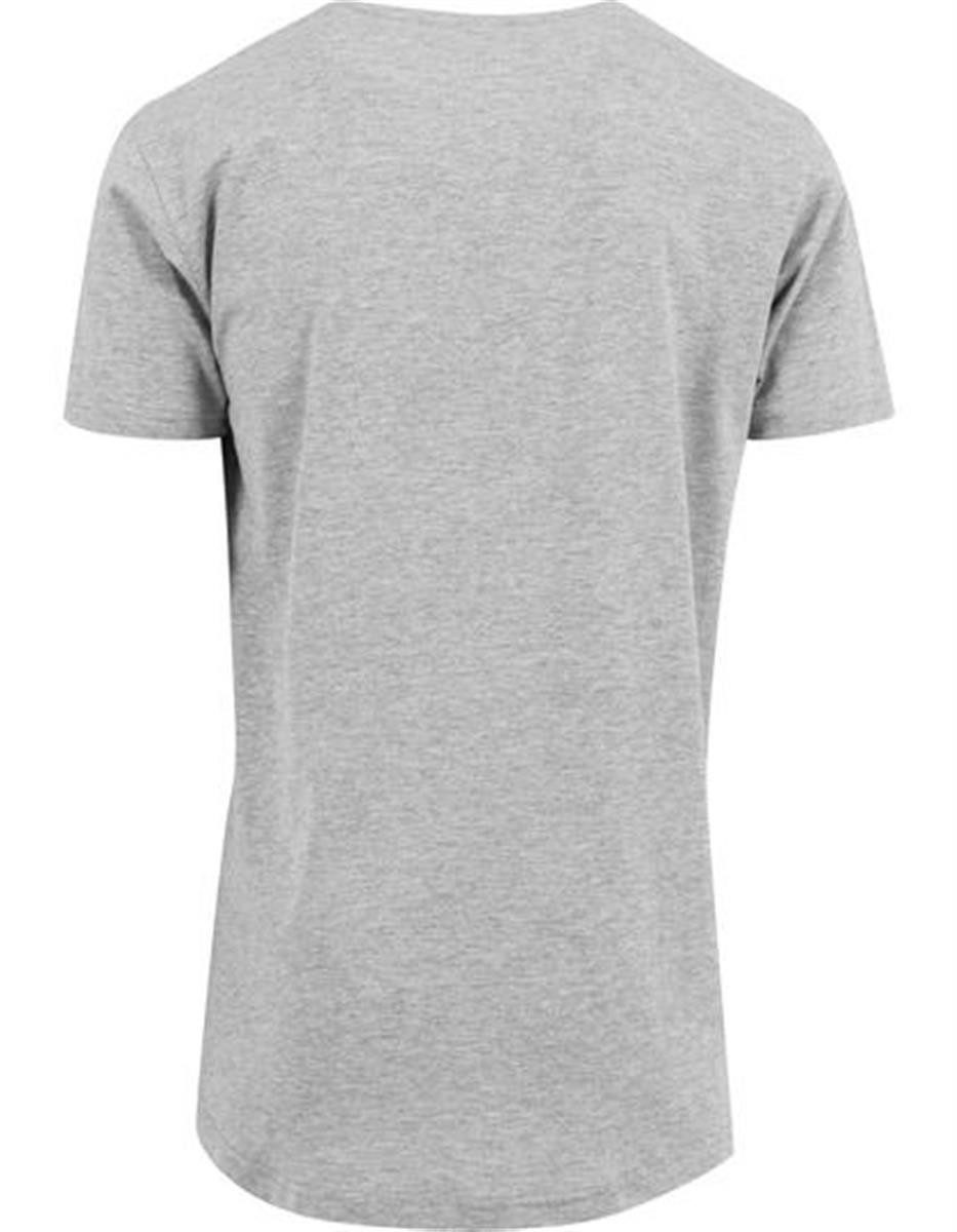 Build Your Brand Rundhalsshirt Shaped Long Herren T-Shirt