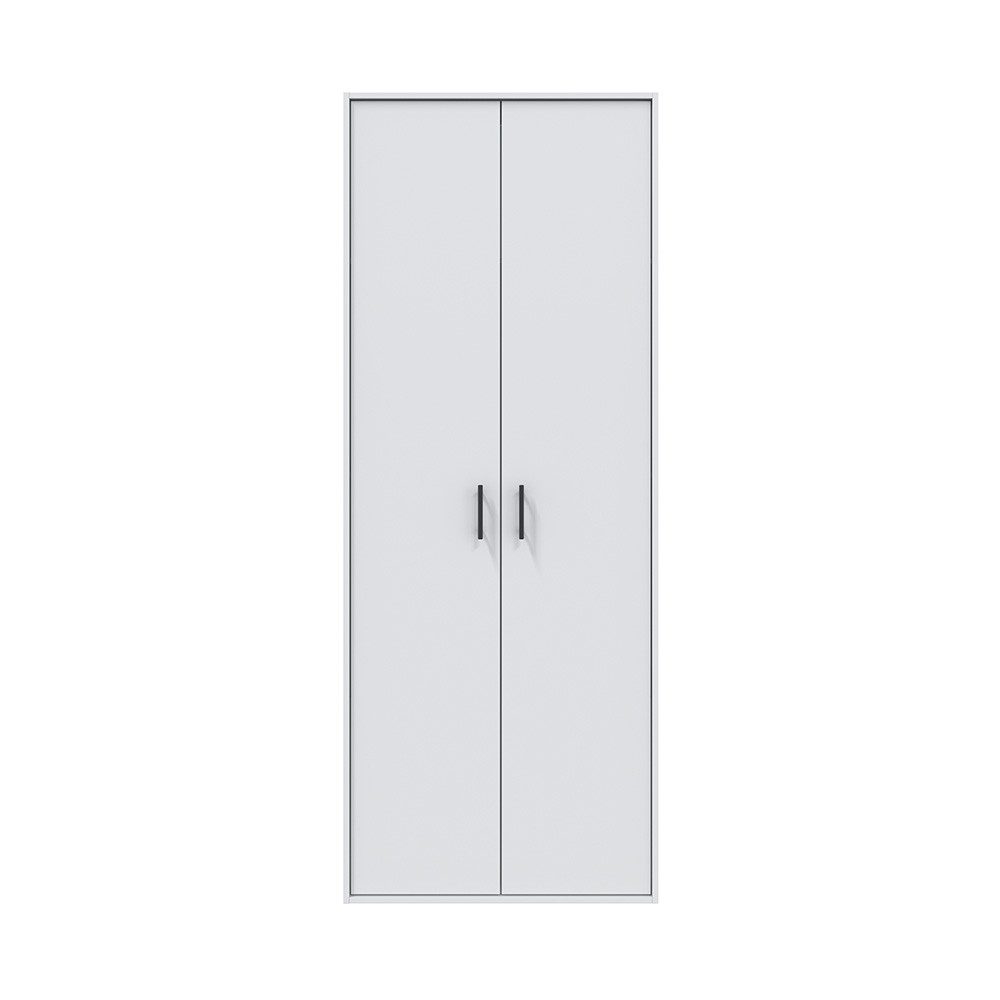 freiraum Mehrzweckschrank LAUNDRY 2 Türen, 3 Böden, Artik Weiß - 80x206x40 (BxHxT)