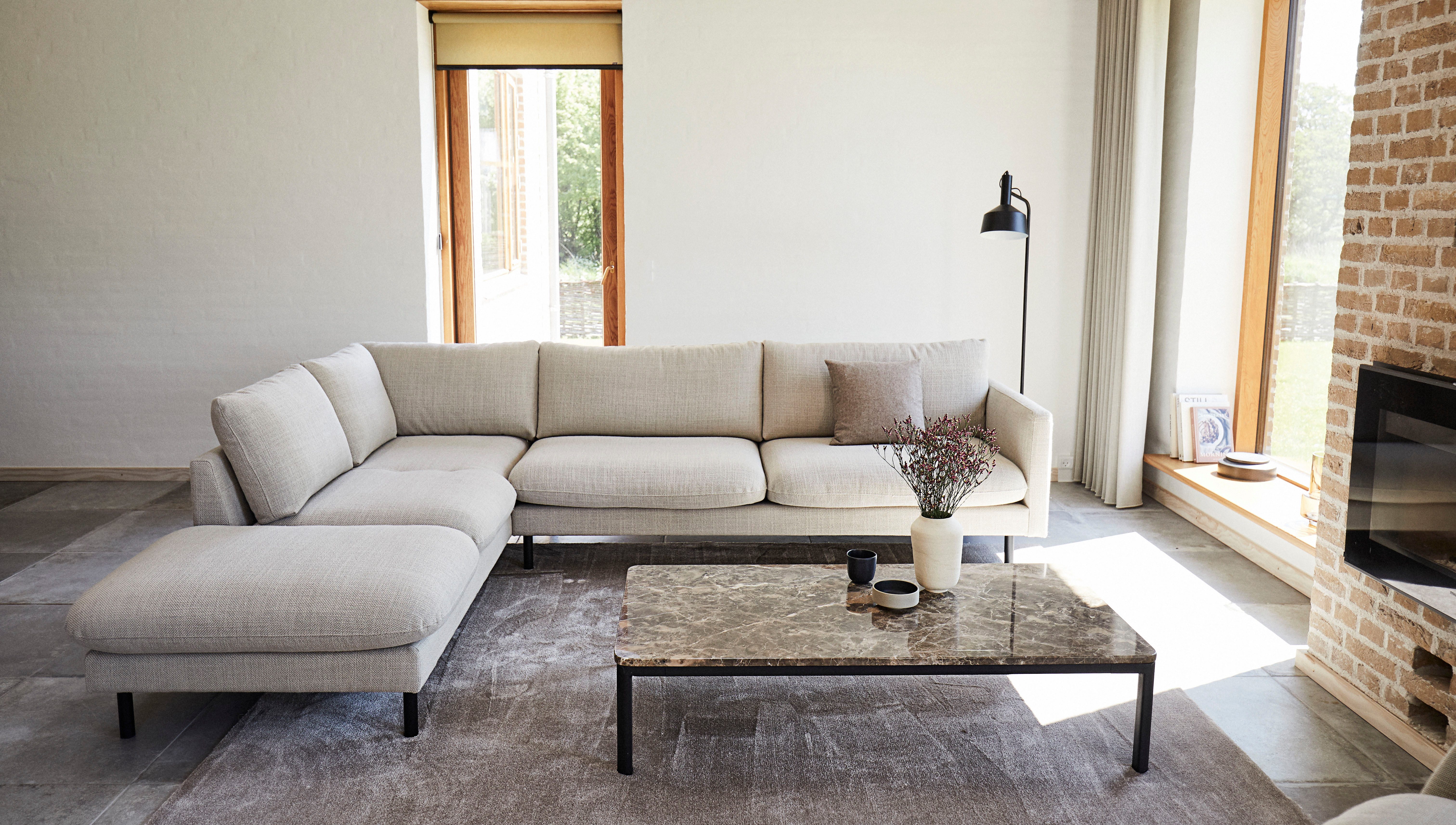 FLEXLUX Ecksofa Bolzano Designsofa, bequem durch Kaltschaum im Sitz, L-Form, lose Sitz -& Rückenkissen, hohe Füße