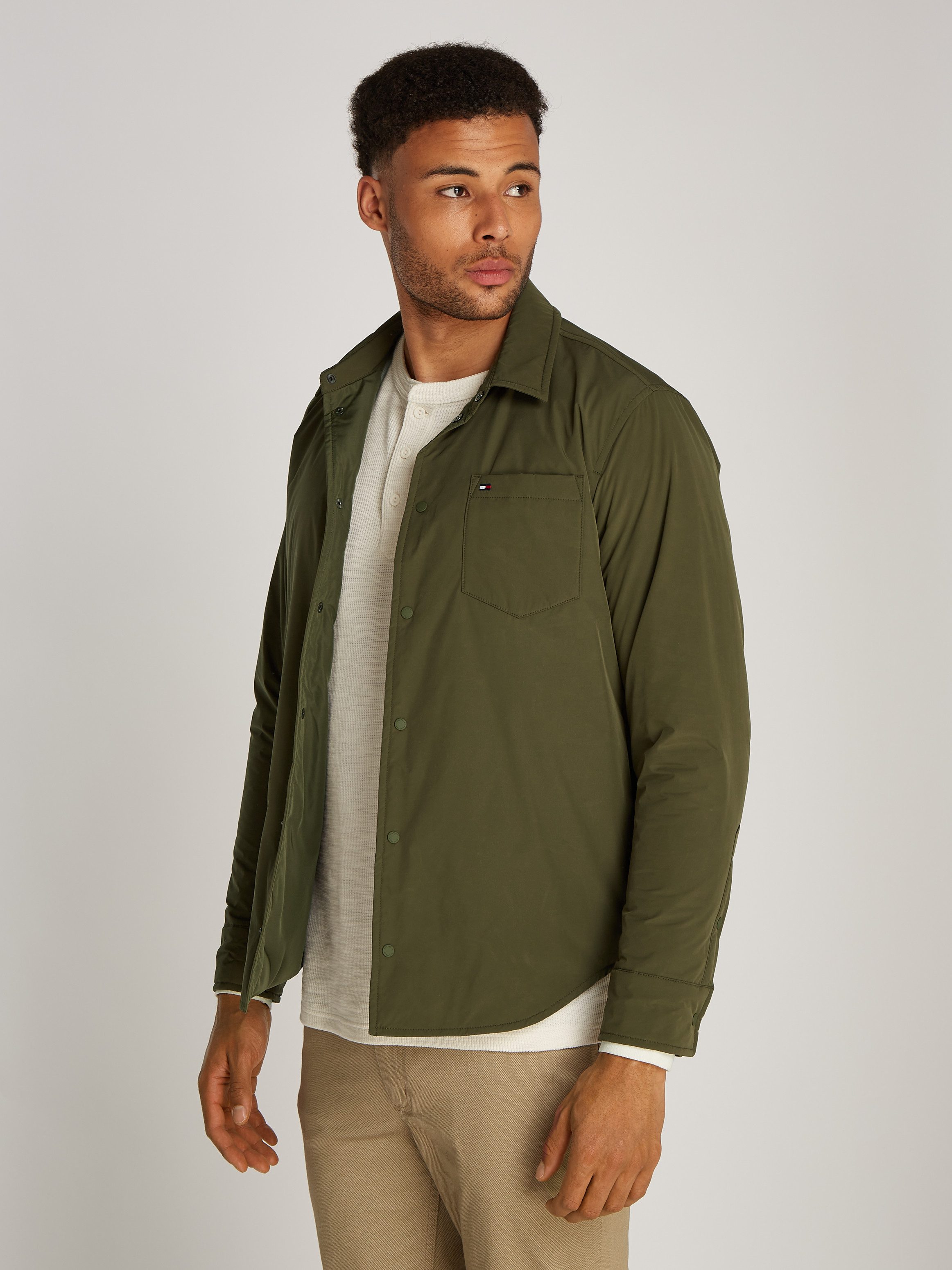 Tommy Hilfiger Hemdjacke LW PACKABLE SHIRT günstig online kaufen