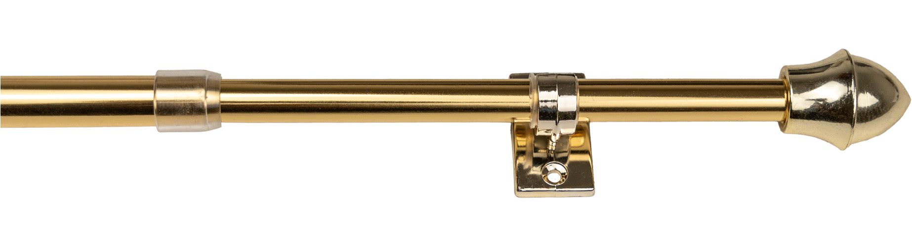 GARESA Scheibenstange BAROCK, Ø 13 mm, 1-läufig, ausziehbar, verschraubt, Montage zum Schrauben oder klemmen, ausziehbar