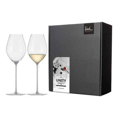 Eisch Champagnerglas Unity SensisPlus Champagnergläser 400 ml 2er Set, Glas