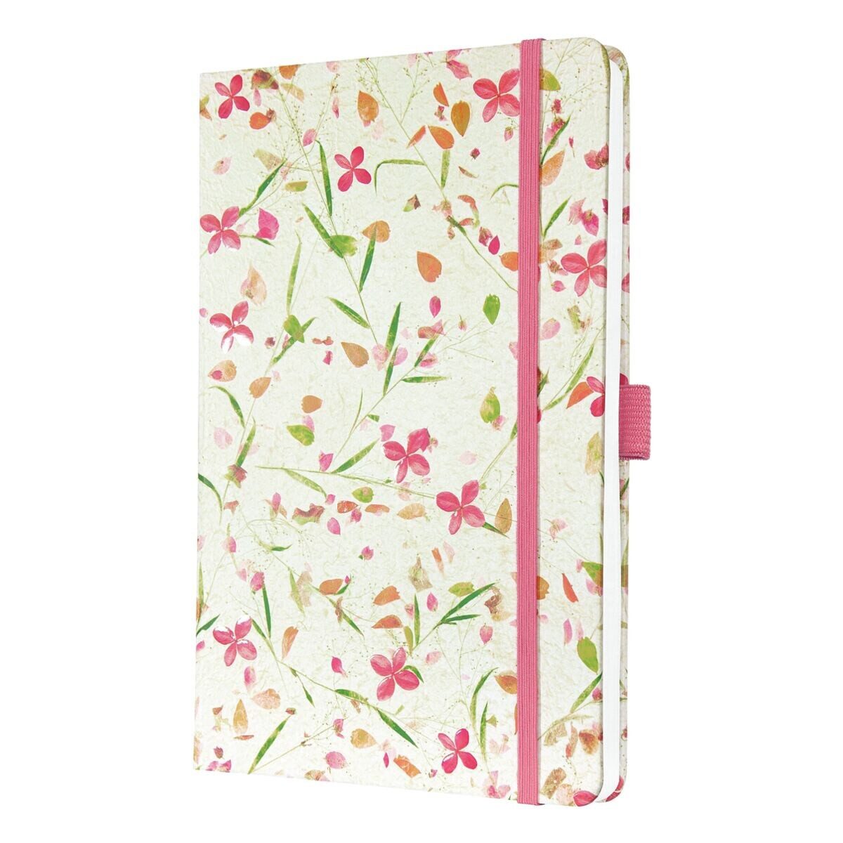 Sigel Buchkalender Jolie Bloom Pink 2026, 1 Woche = 2 Seiten