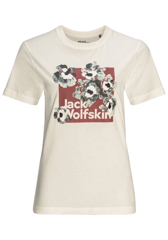 Jack Wolfskin T-Shirt BOX T egret FLORELL W
