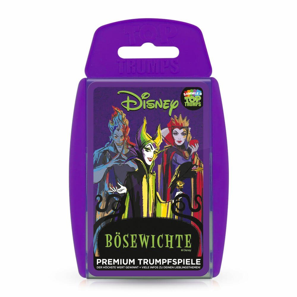 Winning Moves Spiel Top Trumps Disney Bösewichte