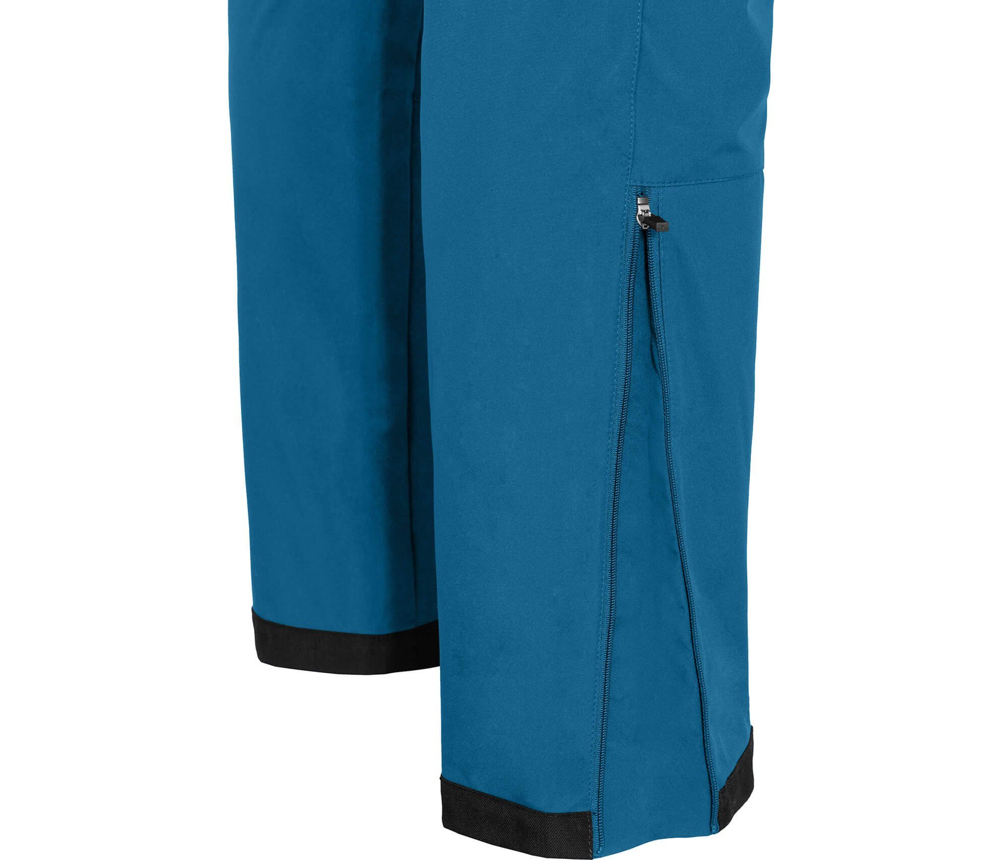 Bergson Outdoorhose Softshellhose, Normalgrößen, blau strapazierfähig, Saphir Herren KALLE winddicht, COMFORT