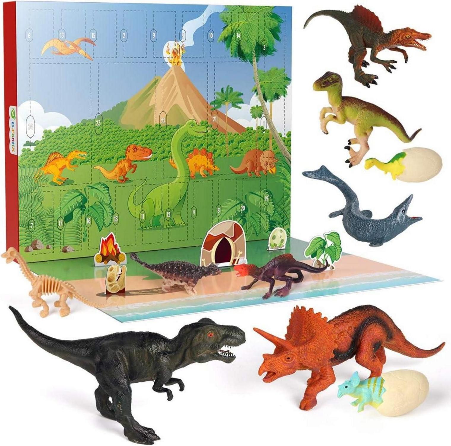 LuxusKollektion Spielzeug-Adventskalender Dinosaurier Adventskalender für K günstig online kaufen