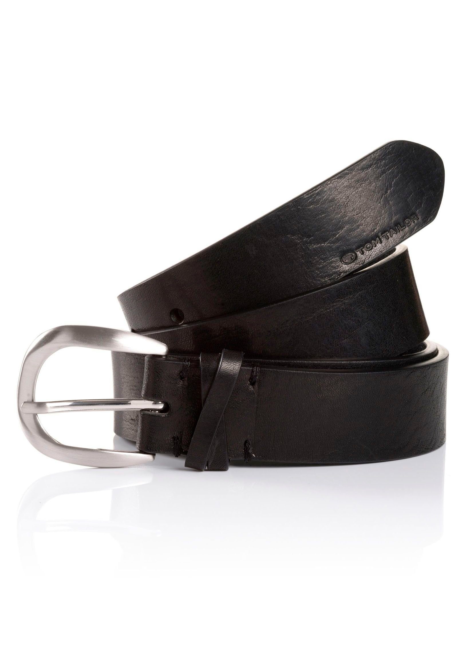 TOM TAILOR Ledergürtel TTNANCY 3 cm günstig online kaufen