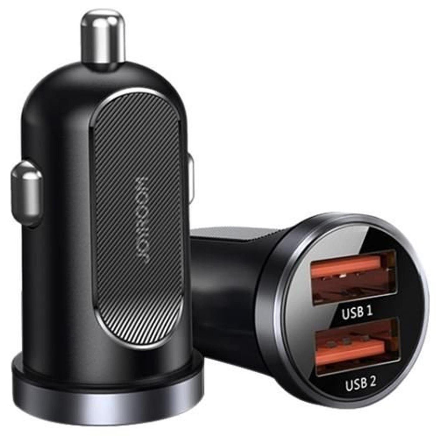 Joyroom - KFZ Auto 3-fach Verteiler für Zigarettenanzünder (154W) - mit 5x  USB & 1x USB-C Anschluss - schwarz