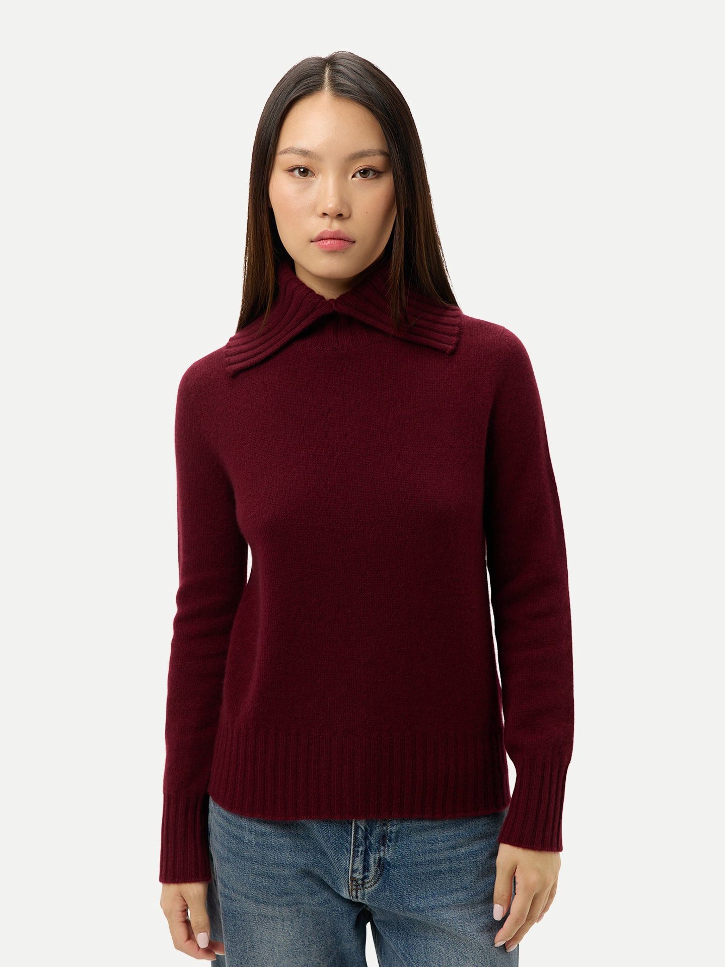 GOBI Cashmere Rollkragenpullover Kaschmir-Pullover mit Umklapp-Rollkragen günstig online kaufen