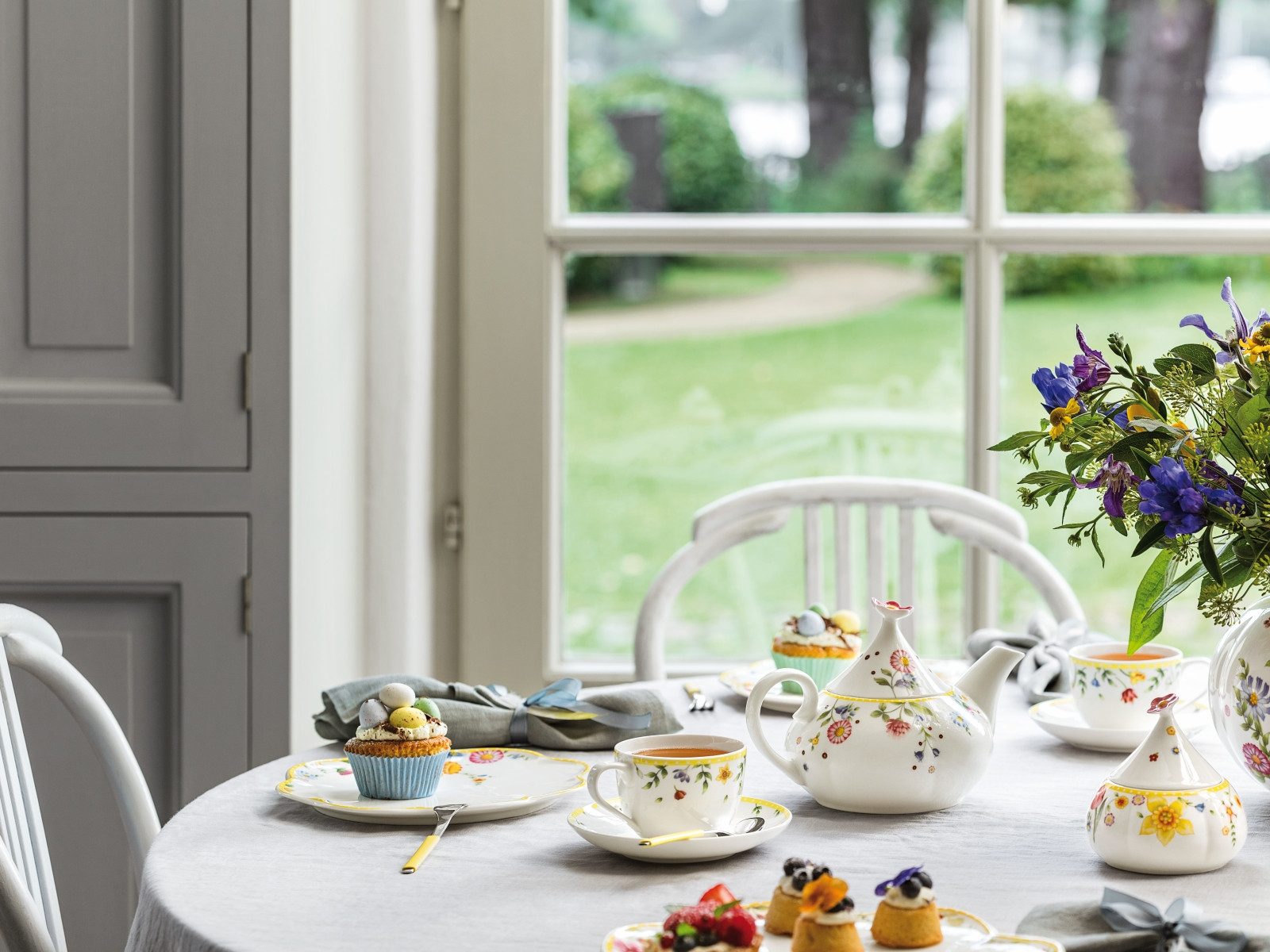 Villeroy & Boch Frühstücksteller Spring Awakening Frühstücksteller 22cm Set6
