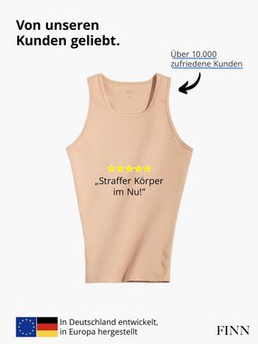 FINN Design Shapinghemd Shapewear Kompressions-Unterhemd Ärmellos Herren extra starke Kompression, eine Kleidergröße weniger