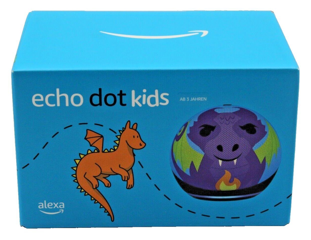 Kids hervorragende Echo Smart Design 2022 Drachen-Design Drachen Generation 5. Klangqualität, (Bluetooth, Dot Amazon (WiFi), Kindergerecht) Alexa, Lautsprecher Speaker WLAN