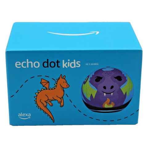 Amazon Echo Dot Kids 5. Generation Drachen Design 2022 Lautsprecher Smart Speaker (Bluetooth, WLAN (WiFi), Alexa, hervorragende Klangqualität, Kindergerecht)
