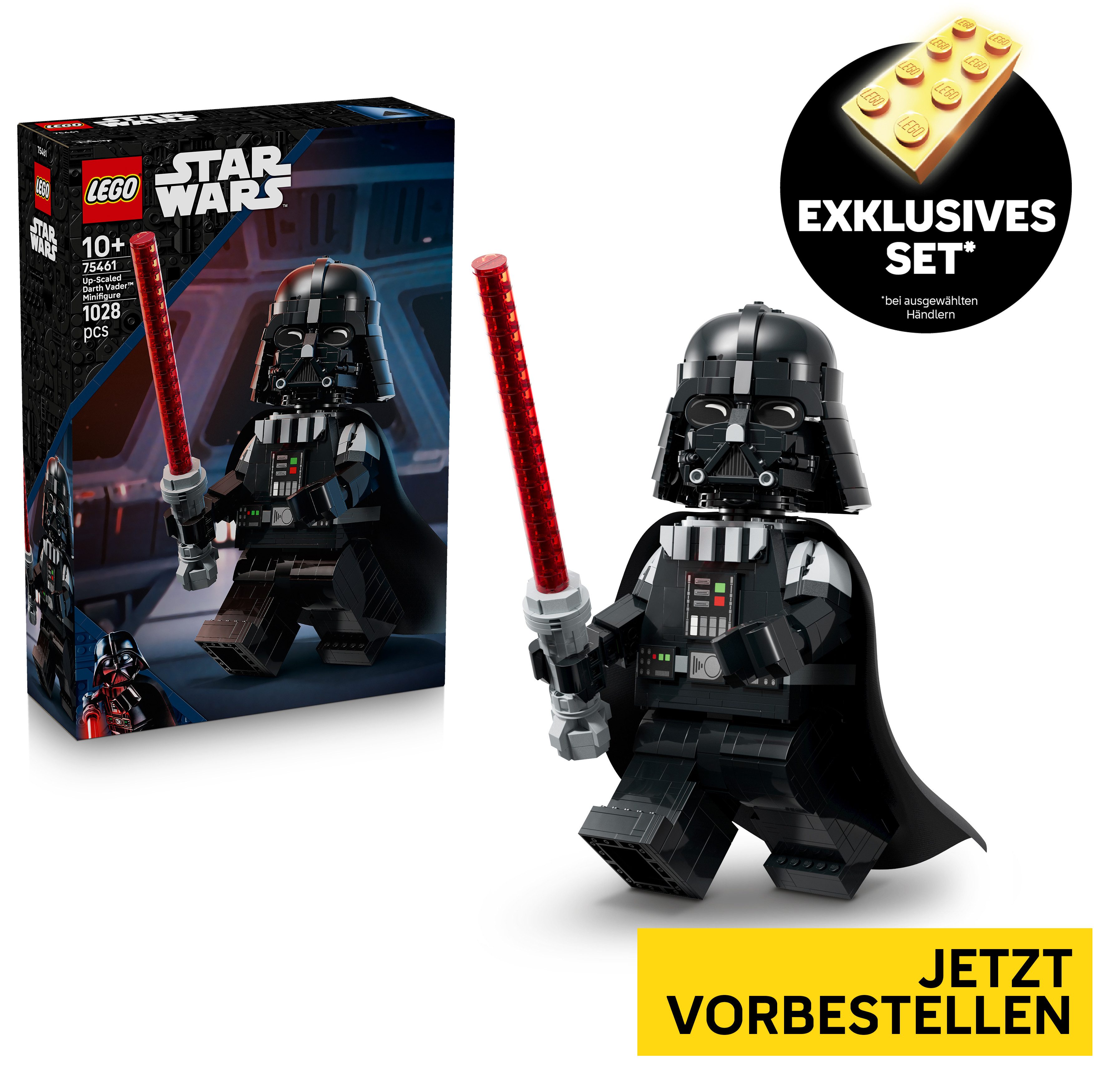 LEGO® Große Darth-Vader-Minifigur, 28 cm (75461), LEGO Star Wars Konstruktionsspielsteine, (1028 St), Made in Europe