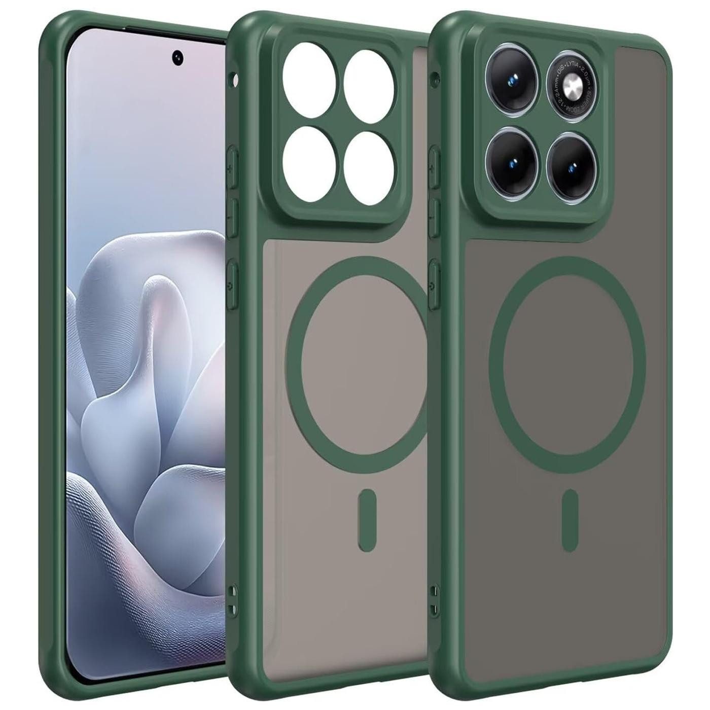 CoolGadget Handyhülle Magnet-Hülle für Motorola Edge 70 Fusion Schutzhülle magnetisch 6,78 Zoll, Hülle Matt Stoßfest kompatibel mit QI-Laden Zubehör Kameraschutz Case