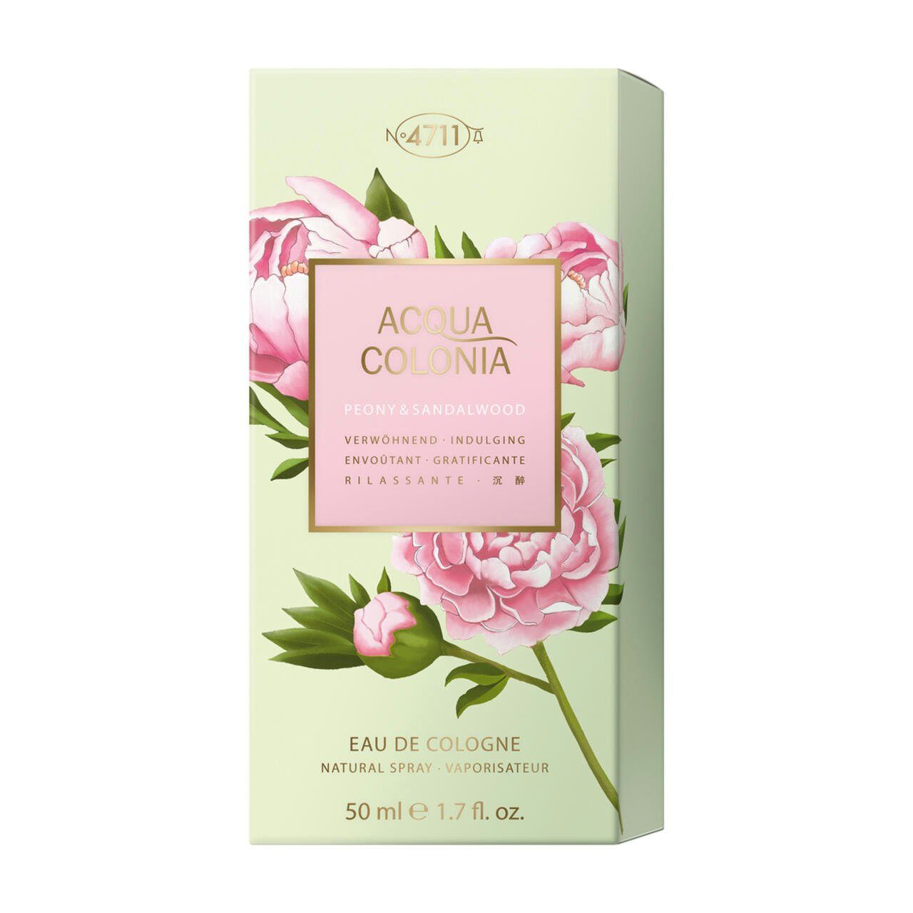 4711 Acqua Colonia Eau de Cologne Peony & Sandalwood EdC Nat. Spray, Unisex Duft, floral, holzig