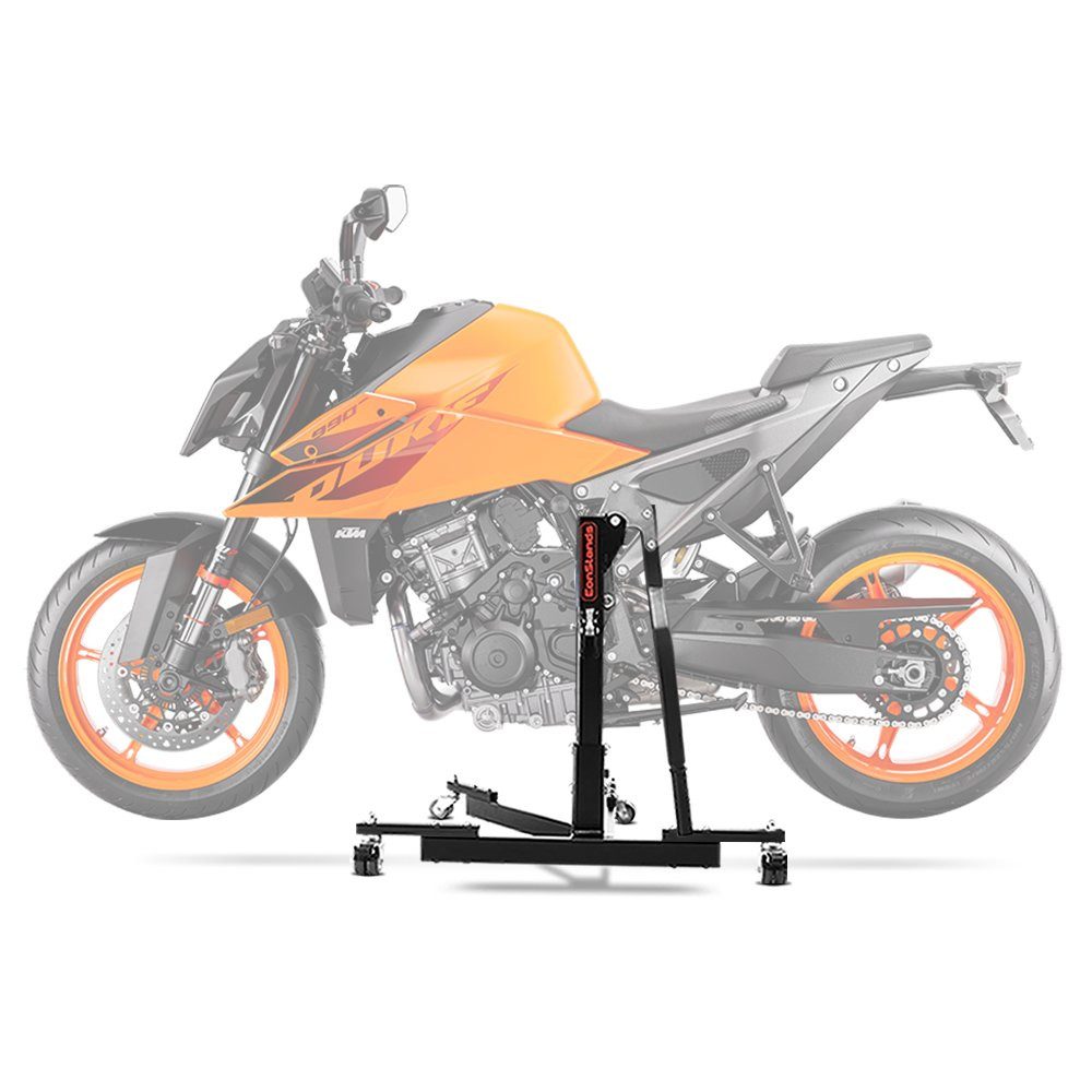 ConStands Motorradheber CS Power Evo-Zentralständer für KTM 990 Duke / R 24-26 Schwarz